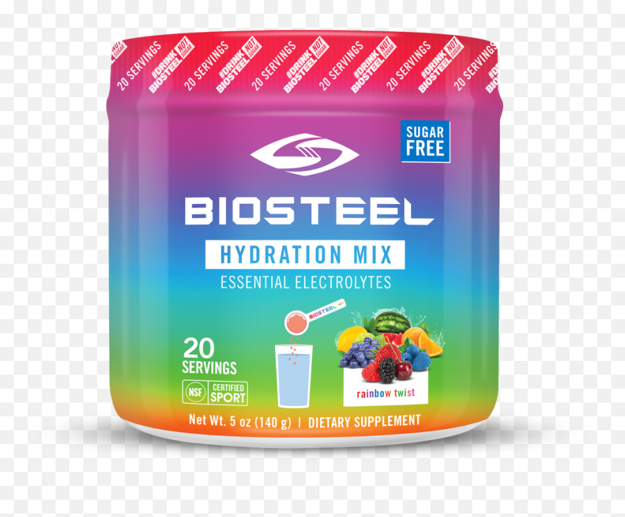 Hydration Mix Rainbow Twist - 20 Servings Biosteel Png,Google Chrome Icon Rainbow