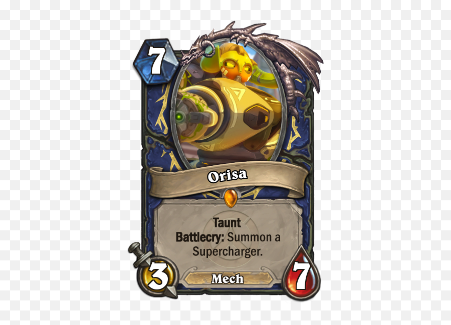 Overwatch Characters As Hearthstone Cards Blog Board Png Orisa Transparent