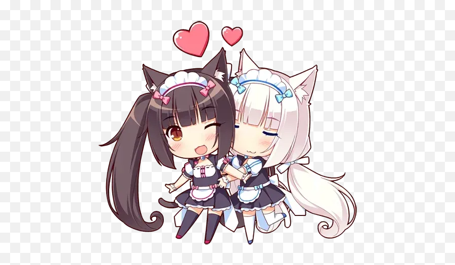 Nekopara Sticker Pack - Stickers Cloud Nekopara Chibi Png,Anime Cat Girl Icon