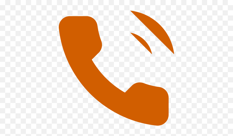 Orange Call And Phone Icon - Icono Telefono Gris Png,Voice Call Icon