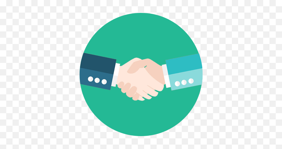 Download Hd Collaborate With Managers To Validate Your - Flat Shake Hand Icon Png,Collaborative Icon