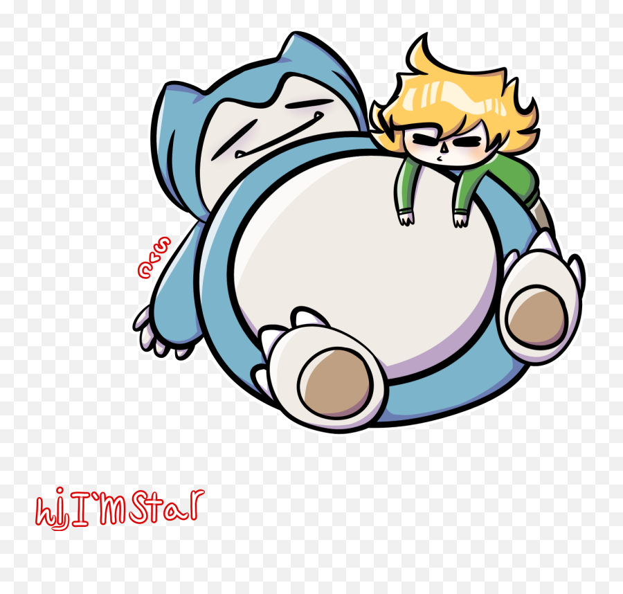 Jay And Snorlax Uwu Oddjayalter - Cartoon Png,Snorlax Png