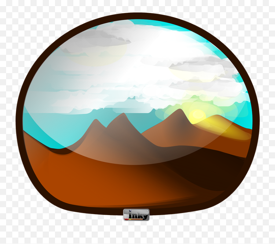 Landscape Mountains Sky - Free Vector Graphic On Pixabay Montañas Desiertos En Png,Sky Vector Png