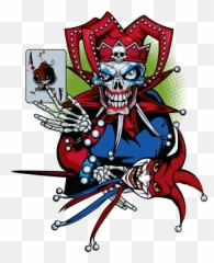 Evil Skeleton Clown Jester - Jester Joker Clown Png,Jester Png