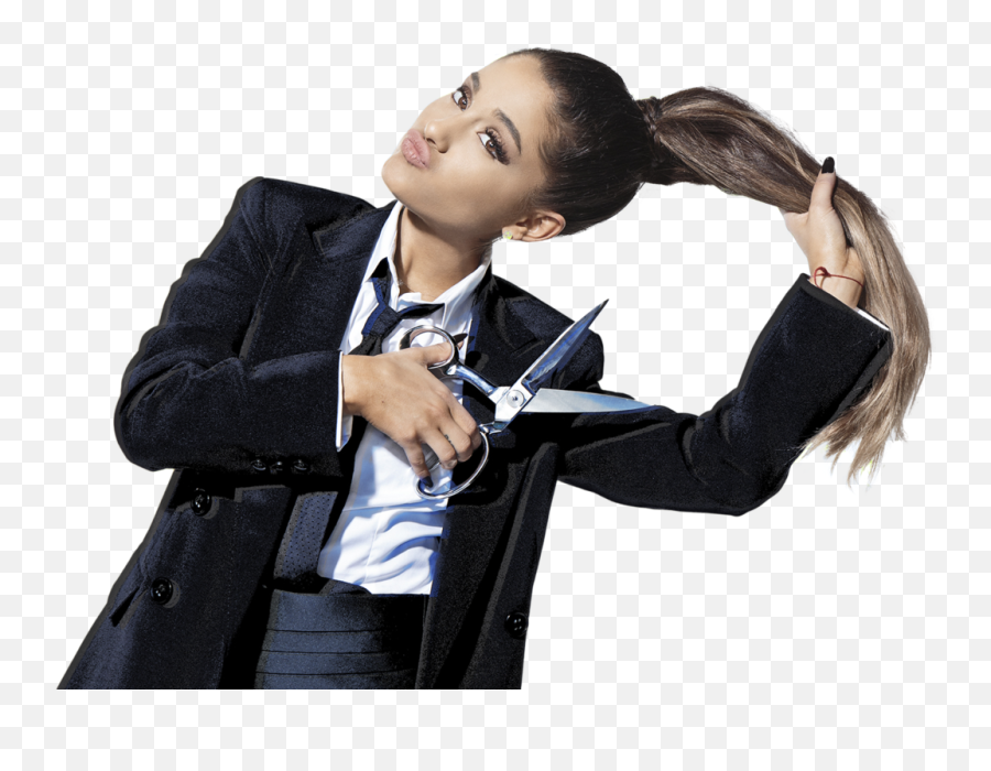 Download Ariana Grande - Ariana Grande Cut Off Hair Png,Ariana Grande Transparent Background