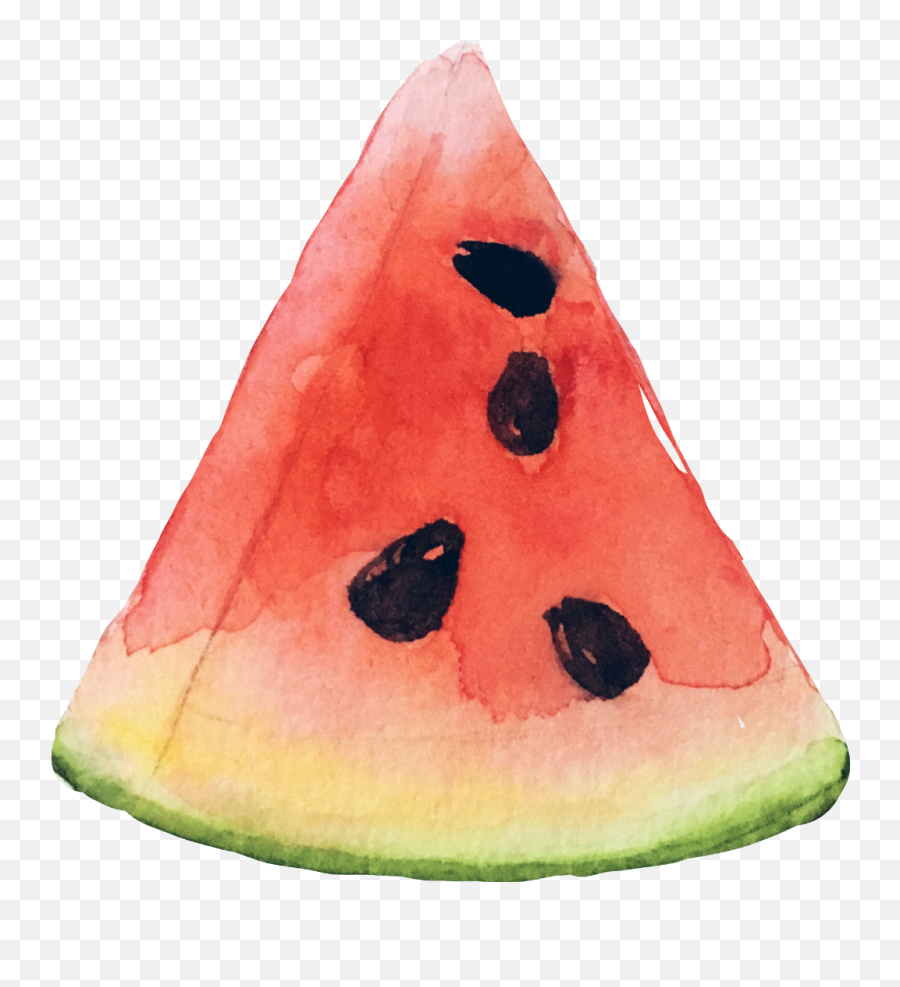 Watermelon - Transparent Watermelon Watercolor Png,Watermelon Slice Png