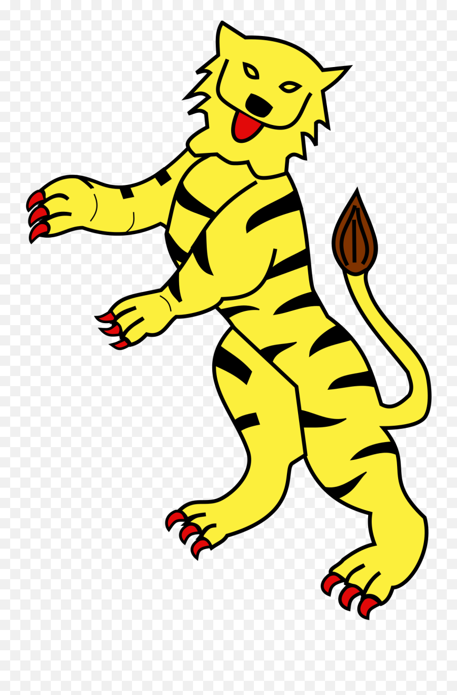 Filemeuble Héraldique Tigresvg - Wikimedia Commons Coat Of Arms Tiger Png,Tigre Png