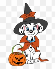 Disney Halloween Clip Art 6 - Halloween Puppy Clip Art Png,Halloween Clipart Transparent
