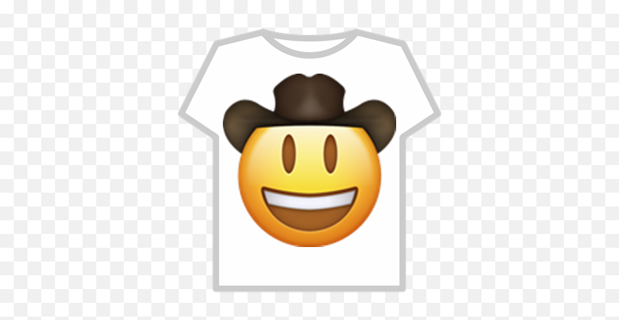Cowboy Emoji - Transparent Roblox Adidas Shirt Png,Cowboy Emoji Png