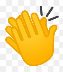 Clapping Hands Free Icon Of Noto Emoji - Clap Emoji Transparent Background Png,Palmas Png
