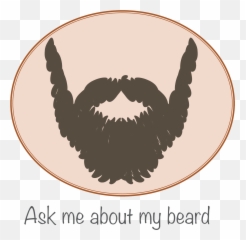 No Shave Movember Day Mustache Png Pic - Cat Beard Birthday Card