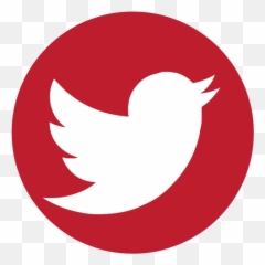 Red Twitter Png Transparent - Cockfosters Tube Station,Twitter Image Png