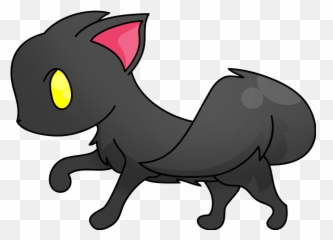 Its Kira Time - Black Cat png