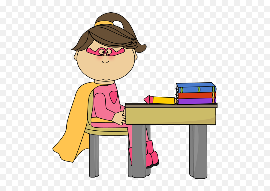 Girl Superhero - Girl Superhero At Power Of Yet Activities Png,School Desk Png