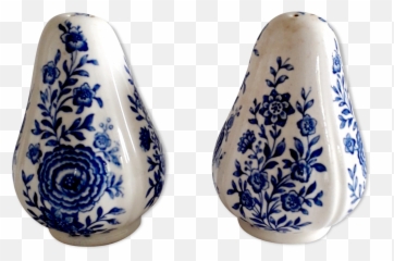 Salt And Pepper Shaker - Ceramics Porcelain And Earthenware Blue Good Condition Classic 2wq2gcww Blue And White Porcelain Png,Salt Shaker Transparent Background