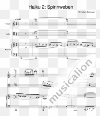Piano Trio No One Movement Two Spider Webs - Christian Partitura De Baila Conmigo Trompeta png