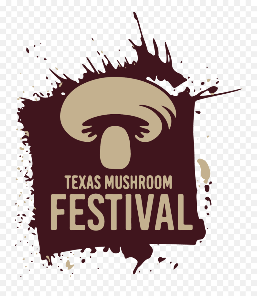 The Texas Mushroom Festival U2013 Capitol Of - Illustration Png,Mushroom Logo