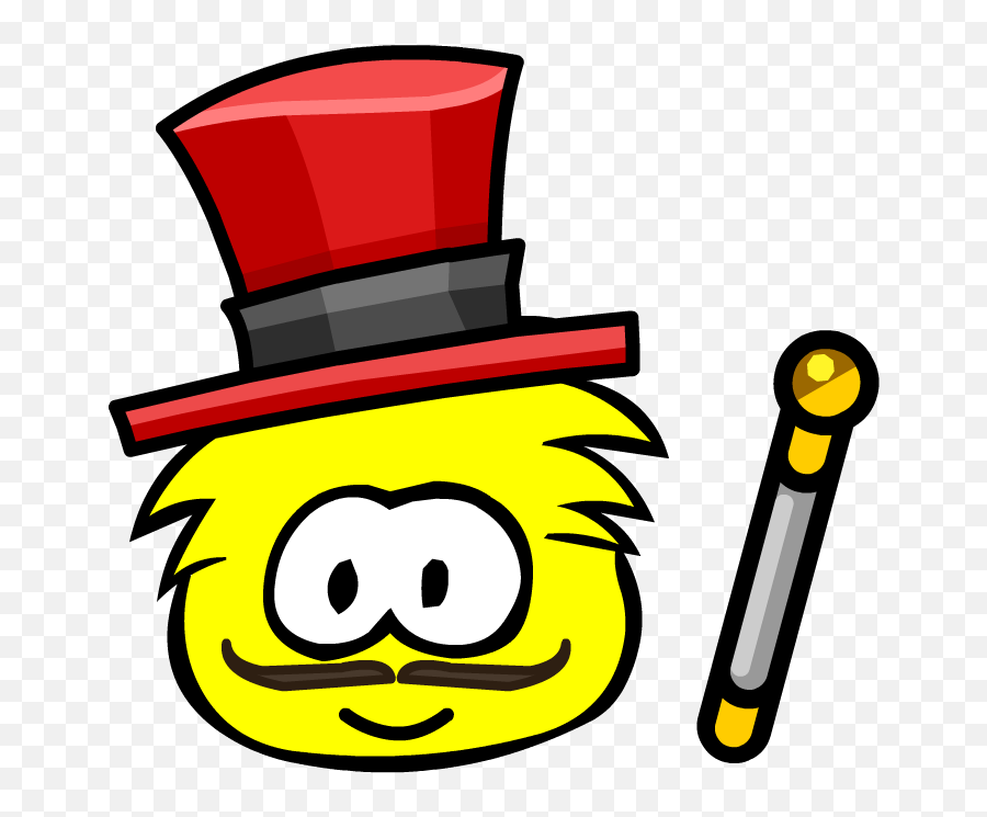 Great Puffle Circus Ringmaster - Club Penguin Blue Puffle Club Penguin Pink Puffle Png,Ringmaster Png