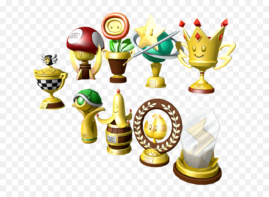 3ds - Mario Kart 7 Trophies The Models Resource Mario Kart All Trophies Png,Trophies Png