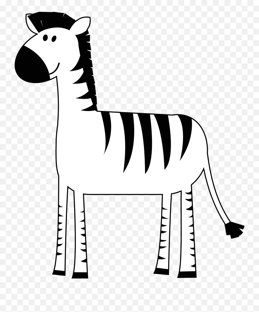 Zebra Clipart Animals Clip Art 3 - Wikiclipart Easy Zebra Clipart Black And White Png,Zebra Png