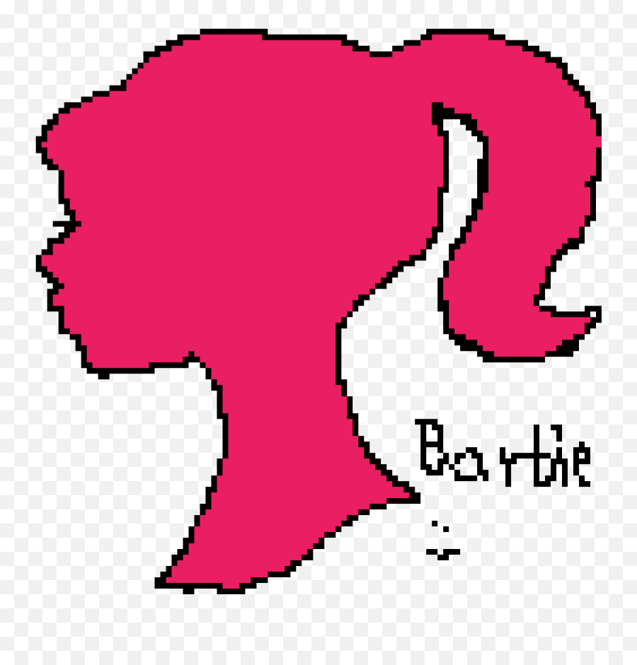 Pixilart - Barbie Logo By Anonymous Delfines En Punto De Cruz Png,Barbie Logo Png