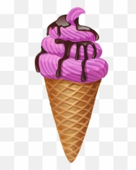 Pink Ice Cream Png U0026 Free Creampng Transparent - Clipart Image Of