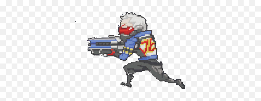 Overwatch Race - Soldier 76 Pixel Png,Soldier 76 Png
