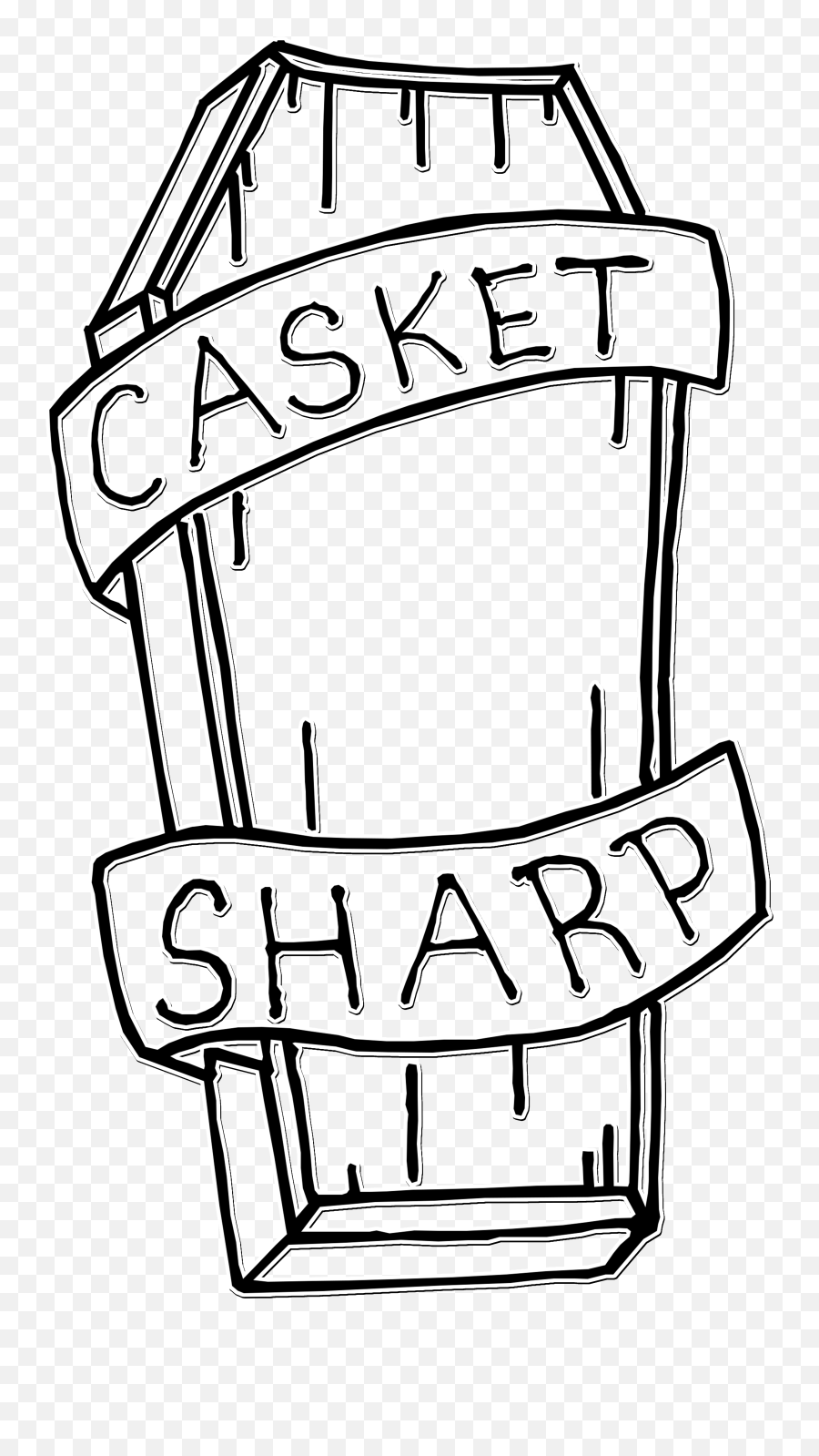 Download Casket Drawing - Casket Drawing Png,Casket Png