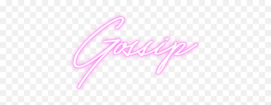 The Gossip Nail Bar Logo Pink Clouds U2013 - Calligraphy Png,Pink Clouds Png