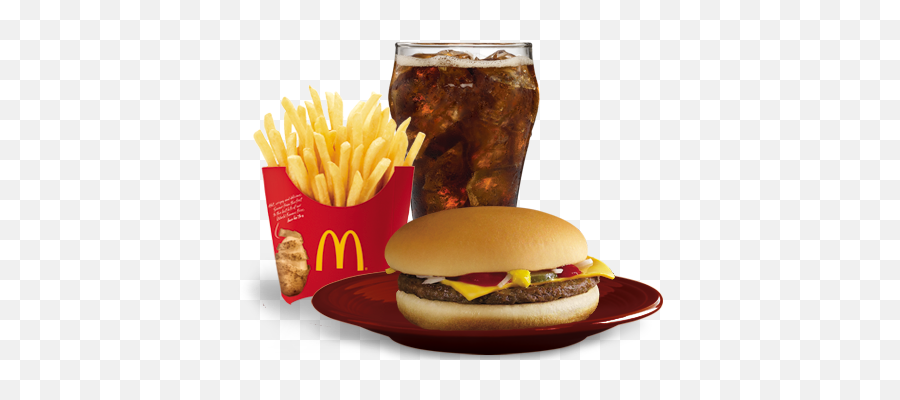 Deal Mcdonaldu0027s 3 For - Cheeseburger Small Fries And Mcdonalds Cheeseburger And Fries Png,Burger And Fries Png