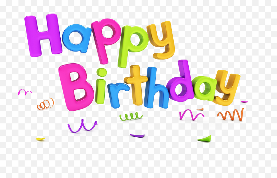 Happy Birthday Transparent Background Png