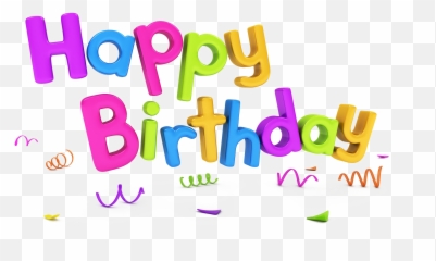 Happy Birthday Transparent Background Png