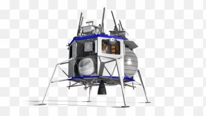 Private Lunar Plans Revealed - Blue Origin Moon png