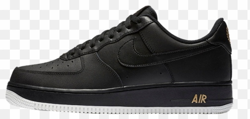 Nike Air Force 1 Low Crest Logo Black Aa4083 - 014 Airwalk Expensive Black Shoes Png,Nike Logo Black