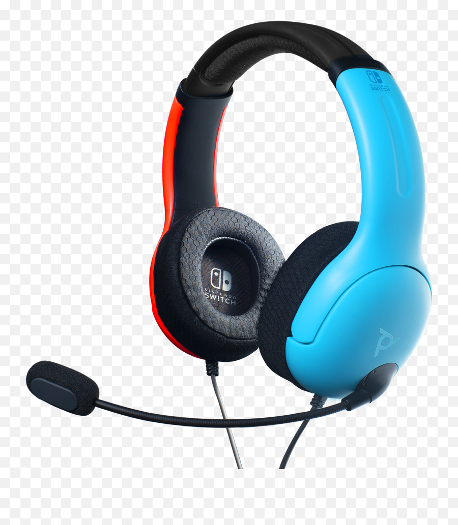 Lvl40 Wired Stereo Gaming Headset Color Block - Mic For Nintendo Switch Png,Gaming Headset Png
