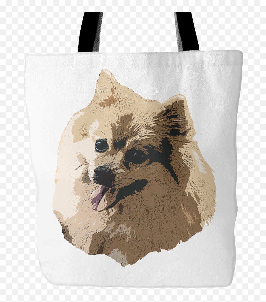 Pomeranian Dog Tote Bags - Pomeranian Bags Tote Bag Png,Pomeranian Png