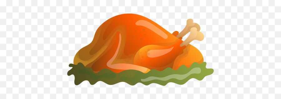 Roast Turkey Illustration - Transparent Png U0026 Svg Vector File Pavo Rostizado Dibujo Png,Turkey Transparent