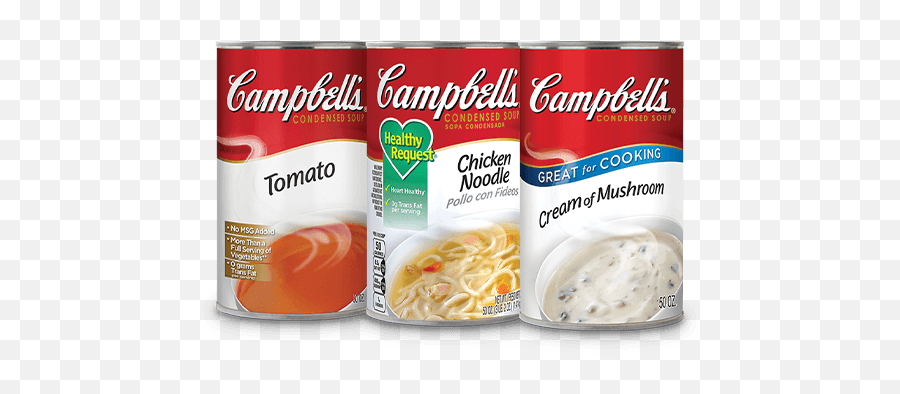 Campbells Classic Soups - Campbell Soup Flavors Png,Campbells Soup Logo