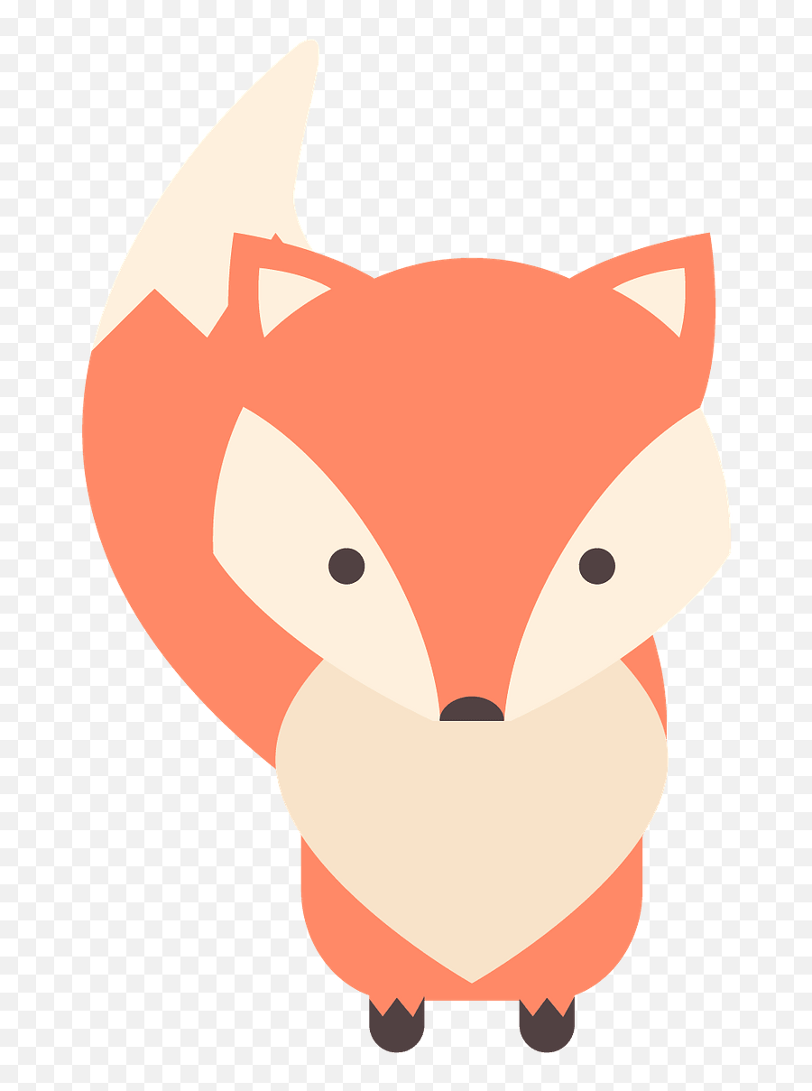 Cute Fox Clipart - Cute Transparent Fox Png,Fox Transparent