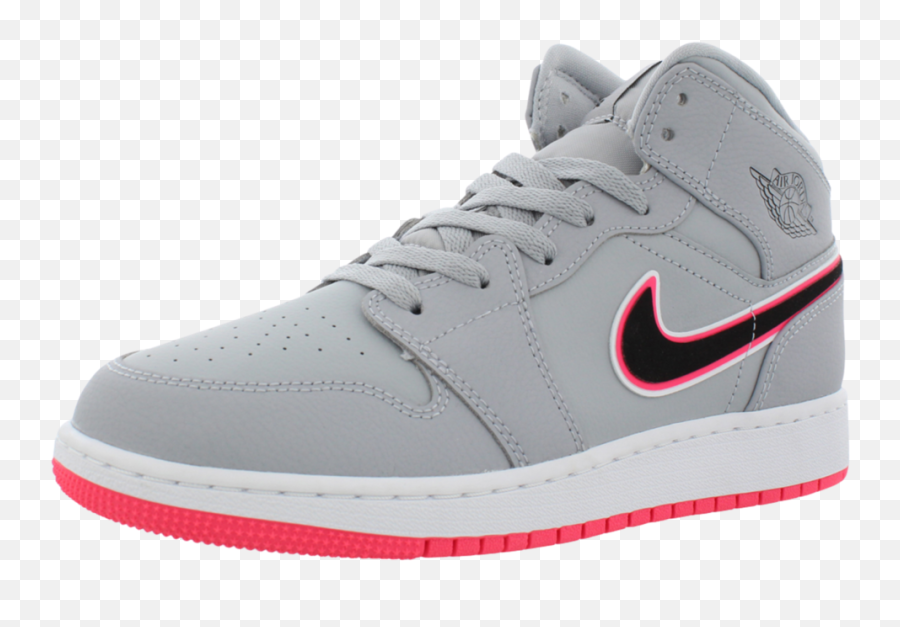 Shop Authentic Nike Air Jordan Shoes - Pink And Gray Jordan 1 Png,Jordan Shoe Png