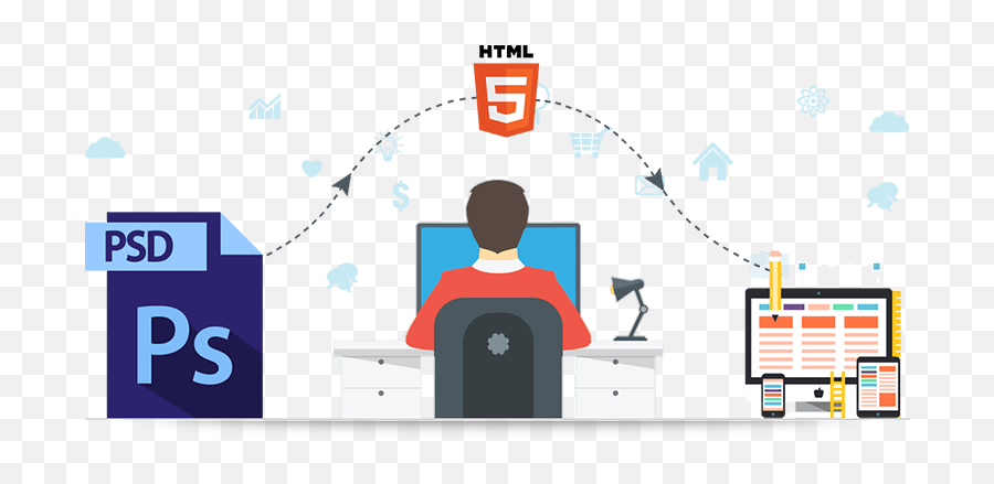 Psd To Html Conversion Bring - Psd To Html Conversion Png,Html Png