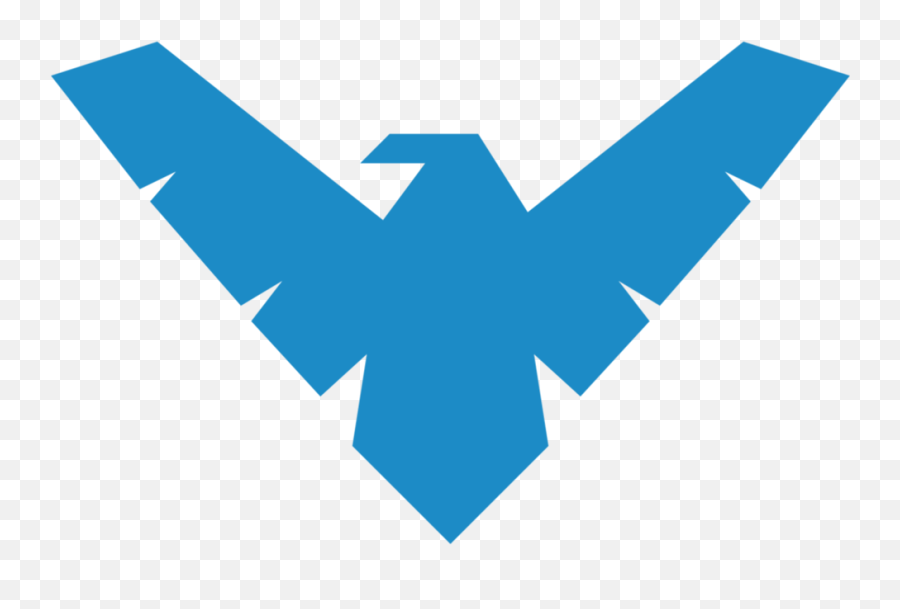 Nightwing Logo Evolution History And Meaning - Nightwing Logo Png,Supermans Logo