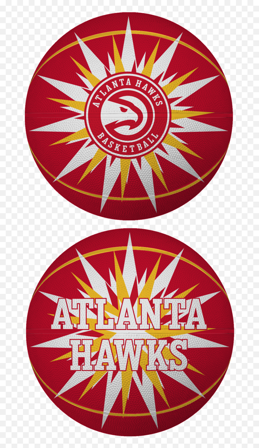 Spalding Atlanta Watermark Mini - Language Png,Atlanta Hawks Logo Png