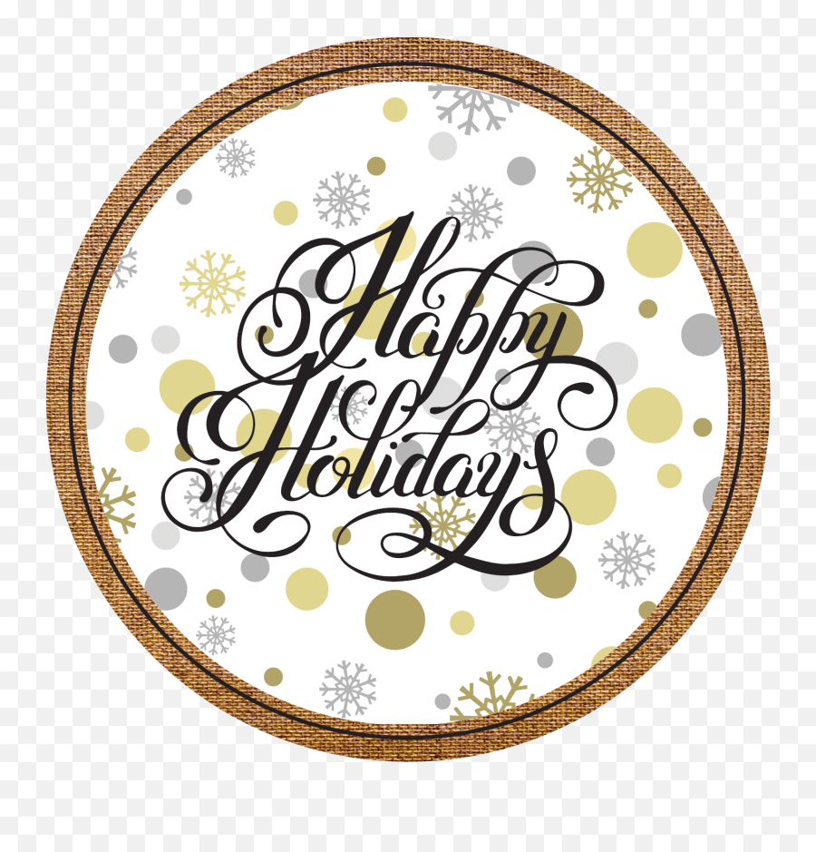 Happy Holidays Popcorn Gift Tin - Happy Holidays Script Font Png,Transparent Happy Holidays