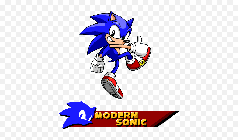 Modern Sonic V5 - Sonic Robo Blast 2 Modern Sonic Png,Homestuck Sprite Base Transparent