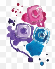 Color Nail Cosmetics Polish Painting - Esmalte Manicure Desenho png