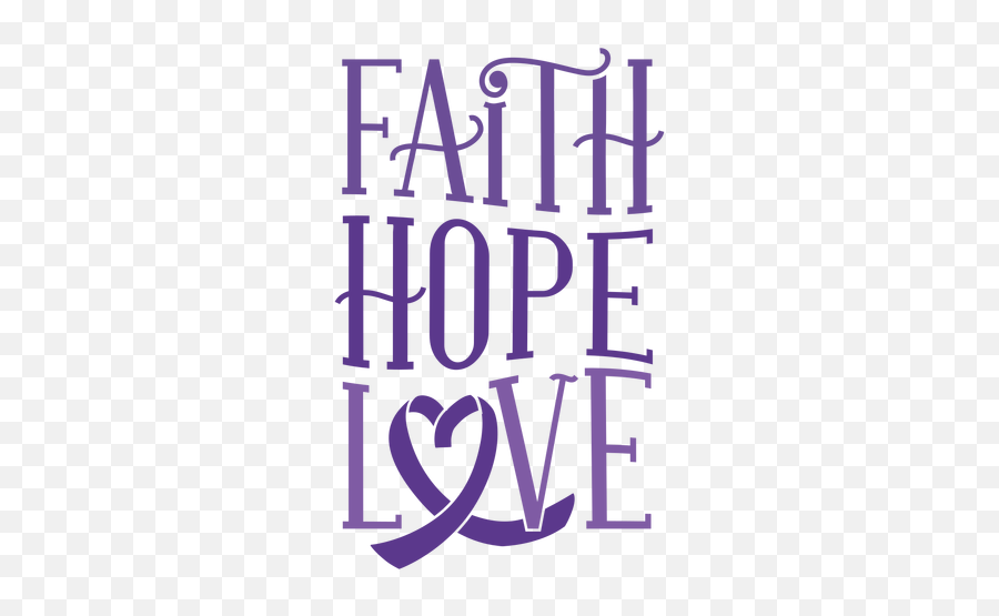 Faith Hope Love Ribbon Sticker Badge - Amor Fe Y Esperanza Png,Faith Png