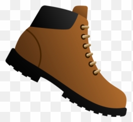 Hiking Boot Icona Emoji Stile - Lace Up png