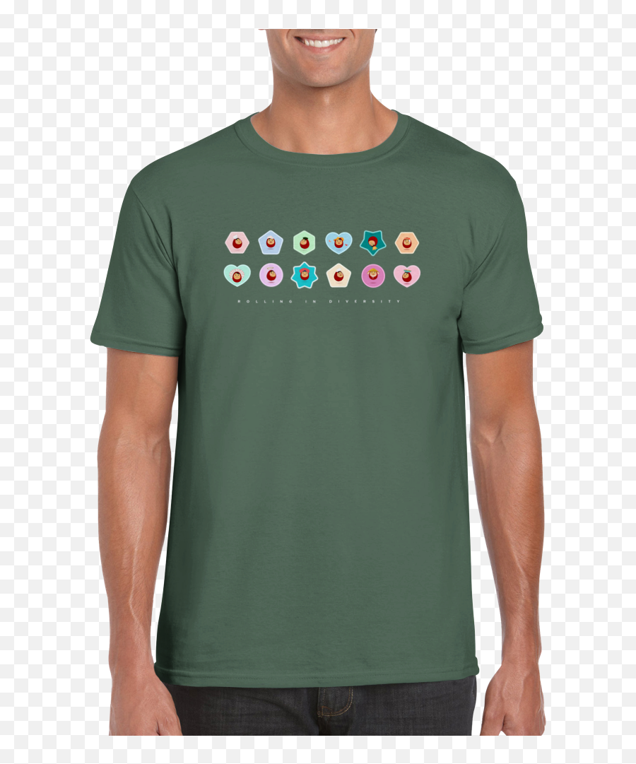 Rolling In Diversity - Unisex Tshirt Gildan 64000 Charcoal Png,Animal Crossing Leaf Icon