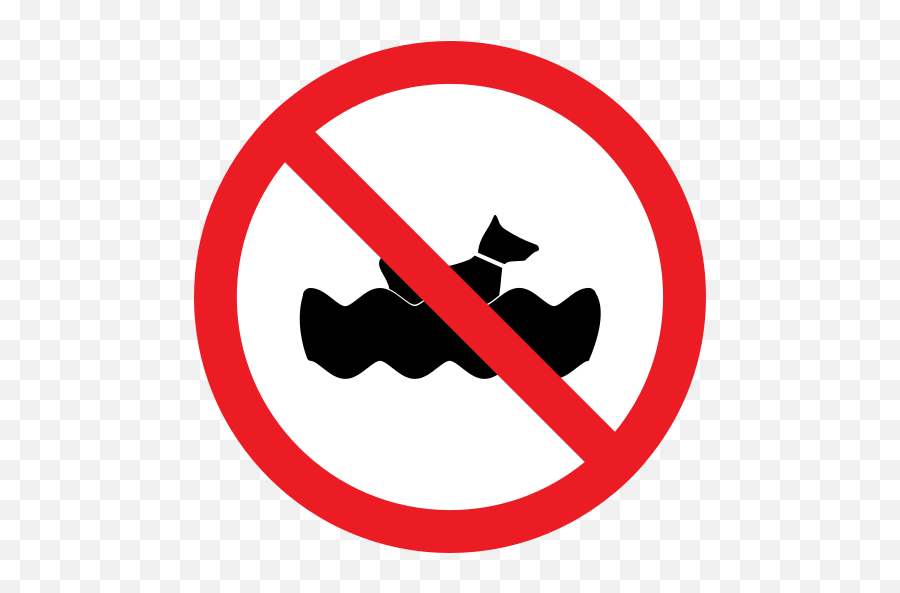 Forbidden Dog Dogs Prohibition Signal Swimming To - No Guns No Background Png,Footstep Icon